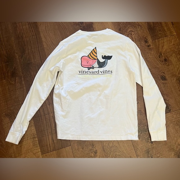 Vineyard vines boy glow in the dark long sleeve new year shirt XL/18 extra large - Picture 5 of 8